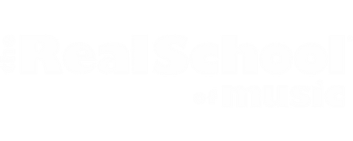 The Real School of Music - Logo - white